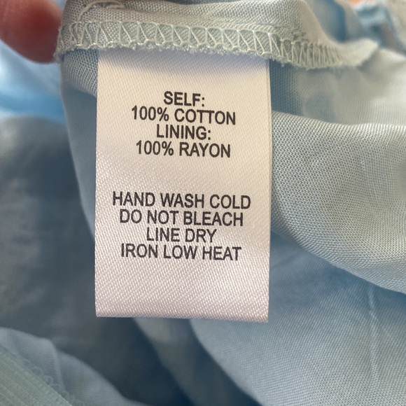 Lulus Modern Romantic Light Blue Eyelet Lace Mini Dress Small NWT - Picture 4 of 6